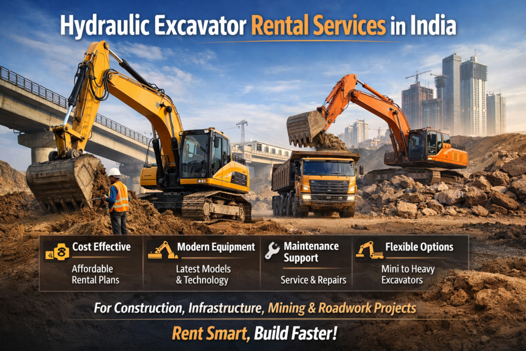 Why Excavator Rental is the Smarter Choice in India