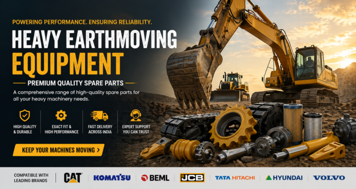 Earthmover spare parts banner